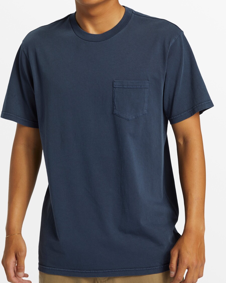 クイックシルバー ソルト ウォーター ポケット ティー T シャツ - ダークネイビー