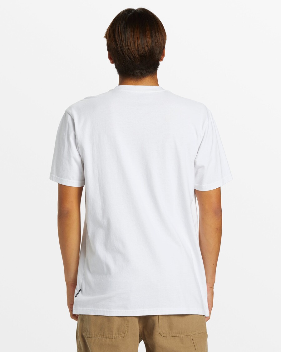 Quik Silver Salt Water Pocket Tee T-Shirt - White