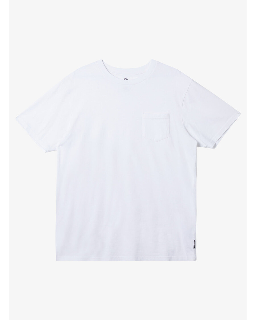 Quik Silver Salt Water Pocket Tee T-Shirt - White