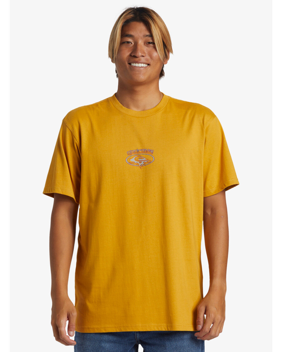 Quik Sølv Torn Oval T-skjorte - Sennep