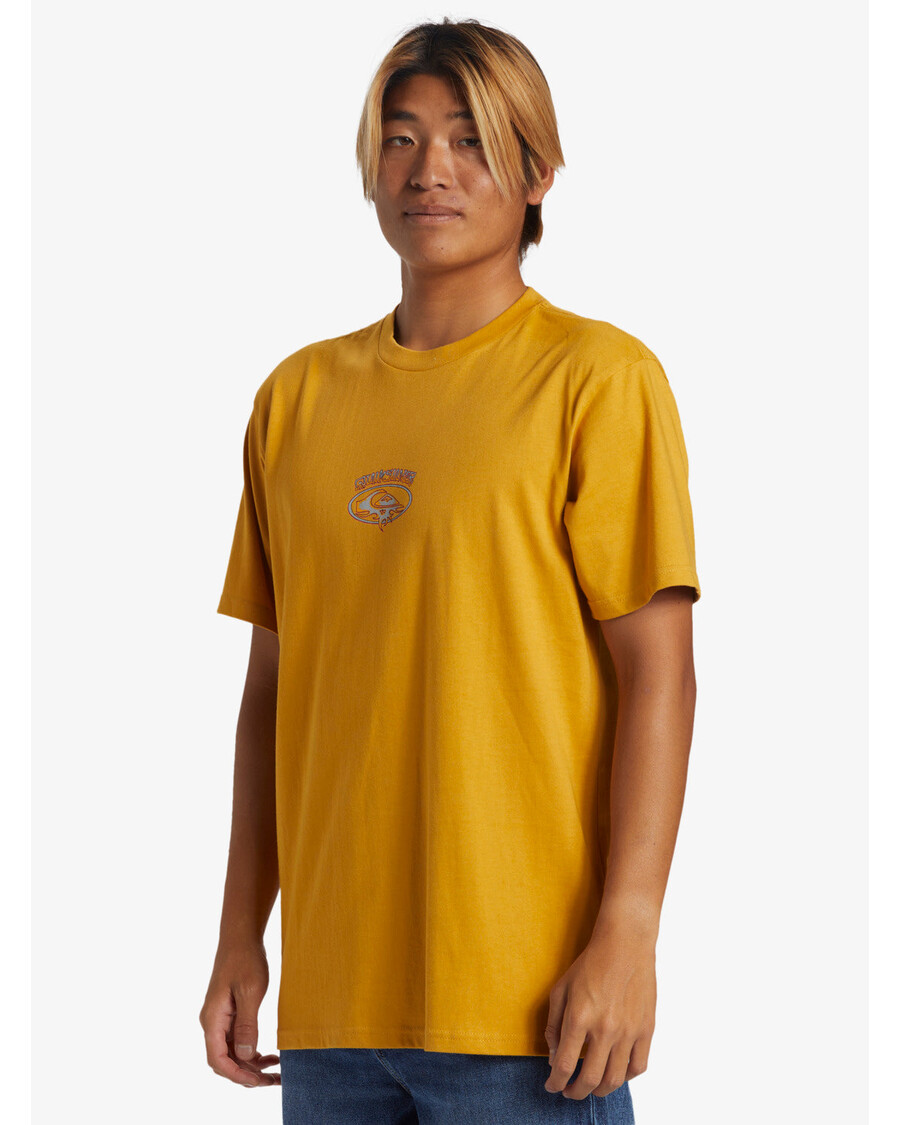 Quik Sølv Torn Oval T-skjorte - Sennep