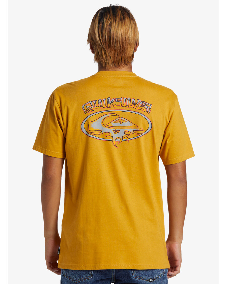 Quik Sølv Torn Oval T-skjorte - Sennep