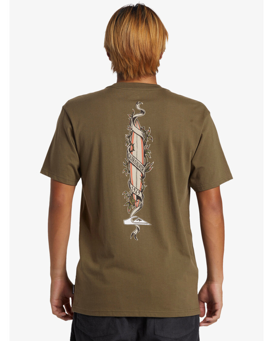 Футболка Quik Silver Step Up с виноградным листом
