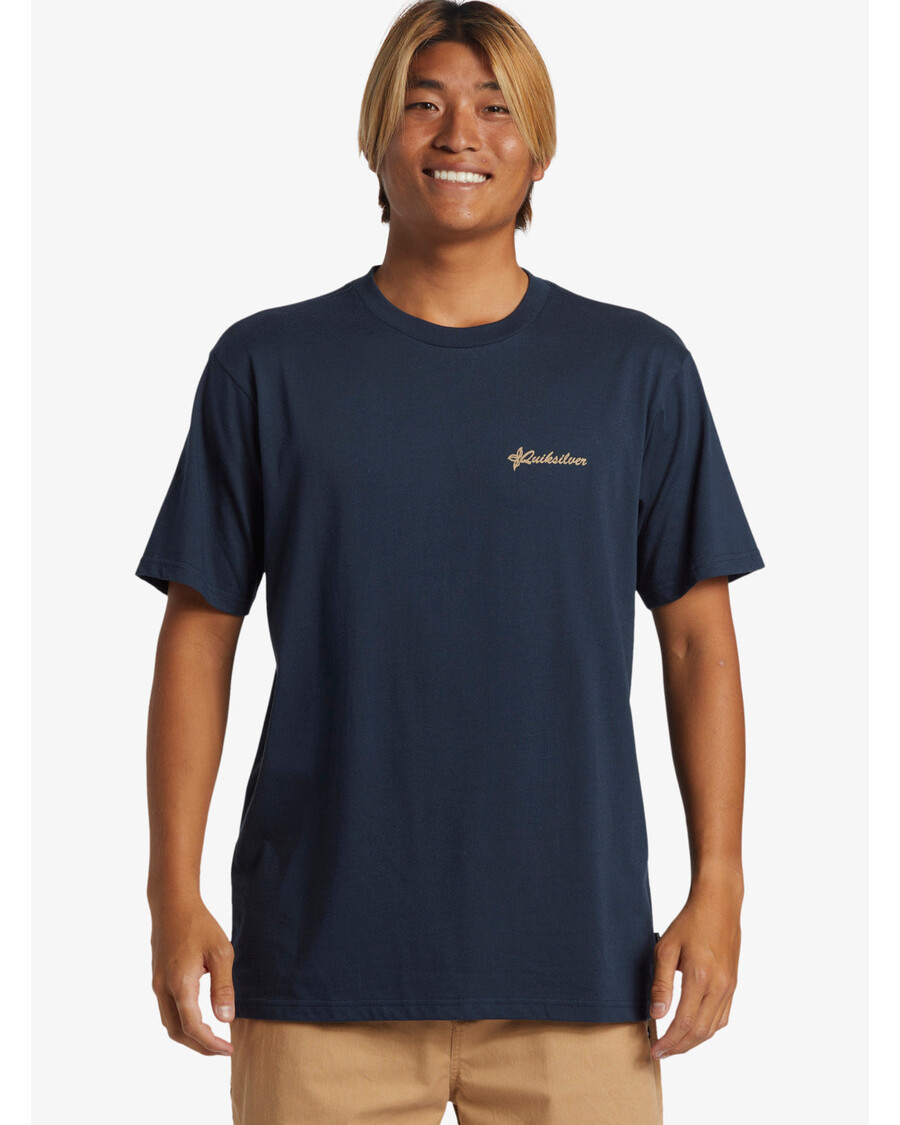 Quik Silver Tropical Horizon T-Shirt - Dark Navy