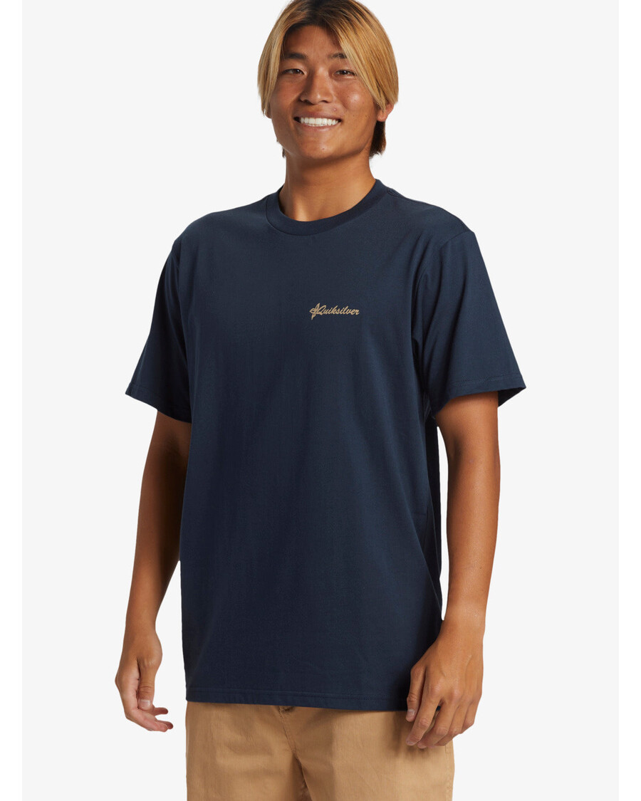 Quik Silver Tropical Horizon T-Shirt - Dark Navy
