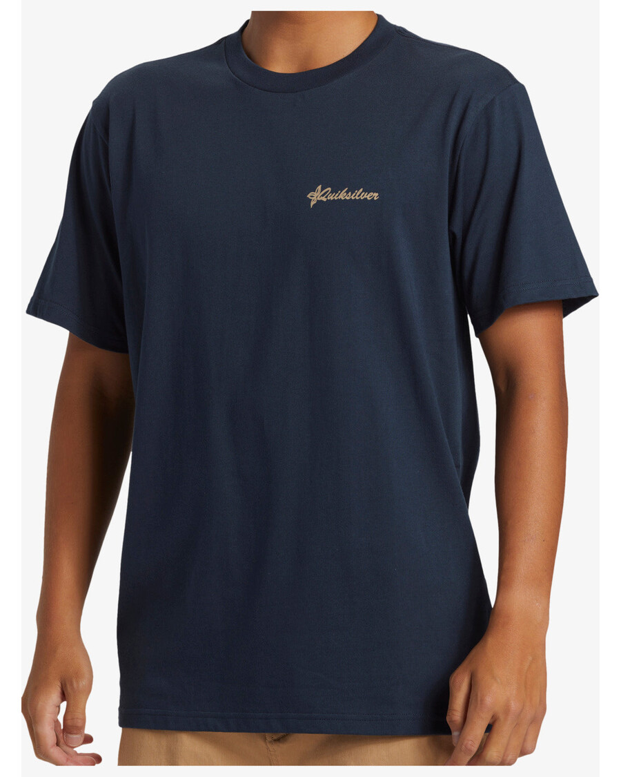 Quik Silver Tropical Horizon T-Shirt - Dark Navy