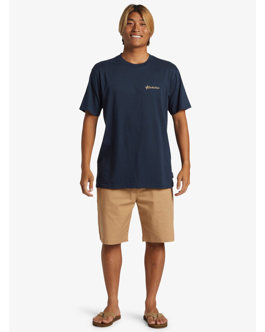 Quik Silver Tropical Horizon T-Shirt - Dark Navy
