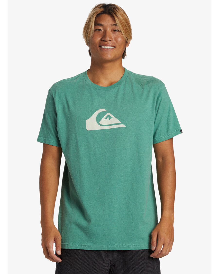 Quiksilver Comp Logo Tričko - Mrazivý Smrek