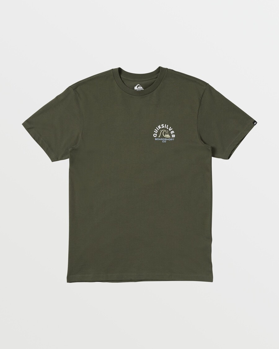 Quik Stříbrné Ledově Studené Tričko - Hroznový List