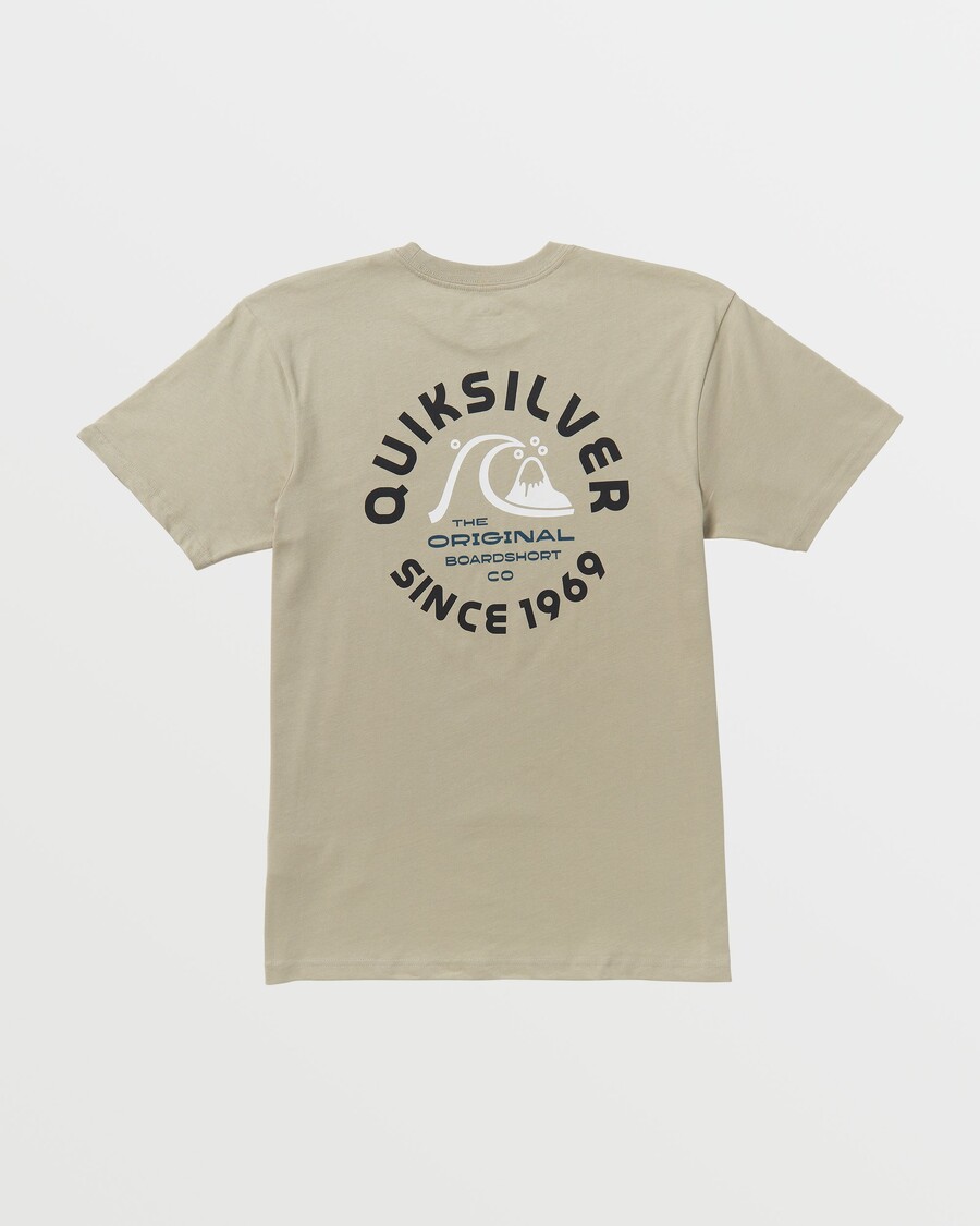 Quik ασημί παγωμένο μπλουζάκι - Plaza Taupe