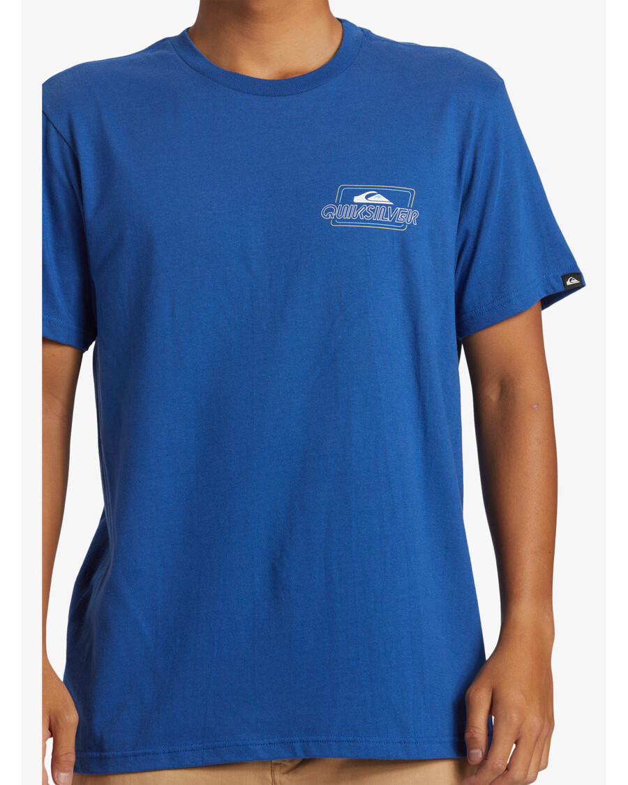 Quik Silver Line By Line T-Shirt - Monaco Blue