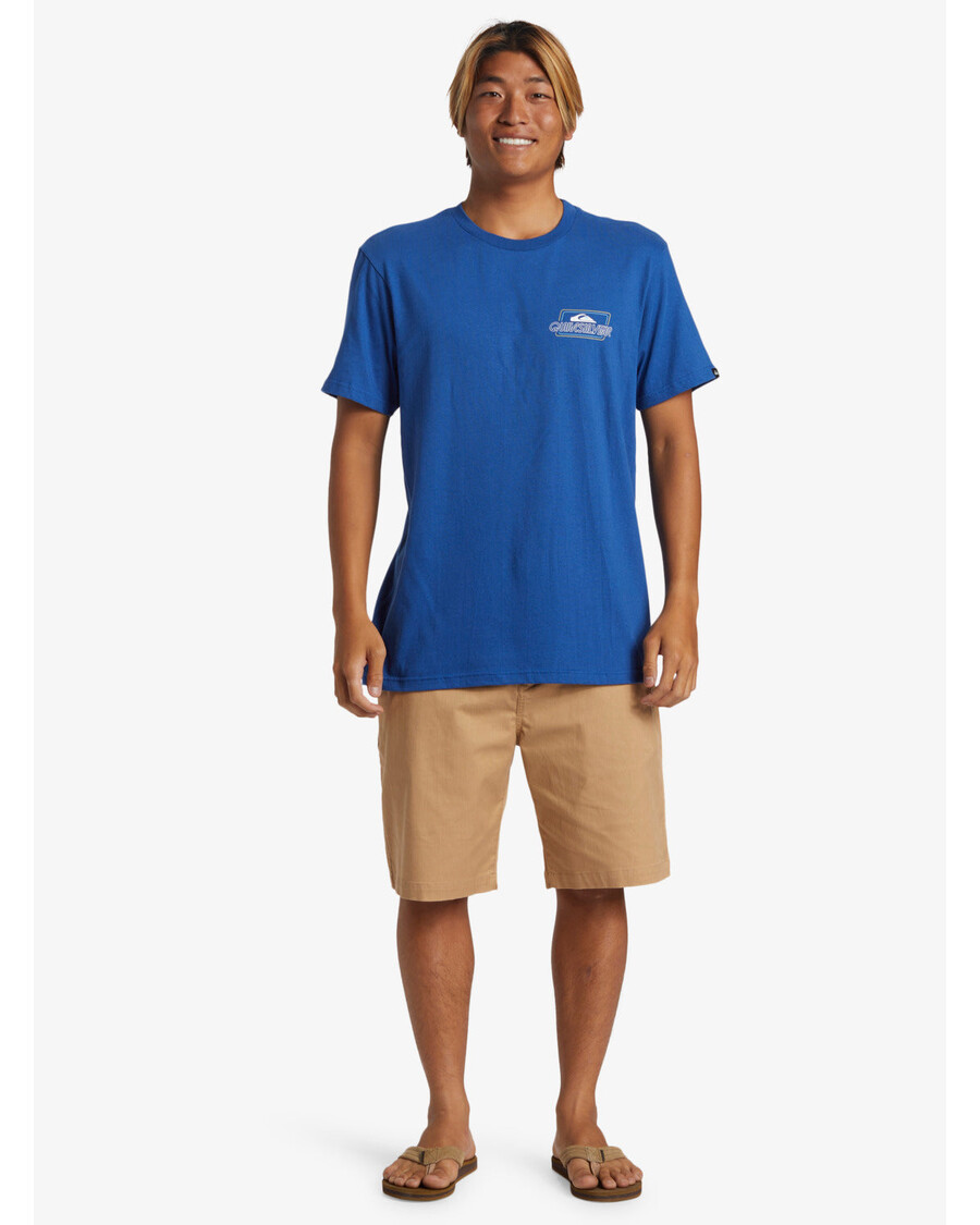 Quik Silver Line By Line T-Shirt - Monaco Blue
