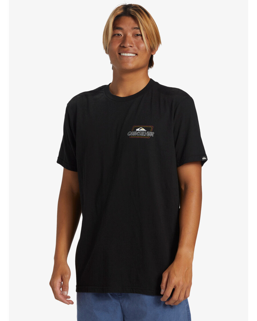 Quik Silver Line By Line T-Shirt - Black