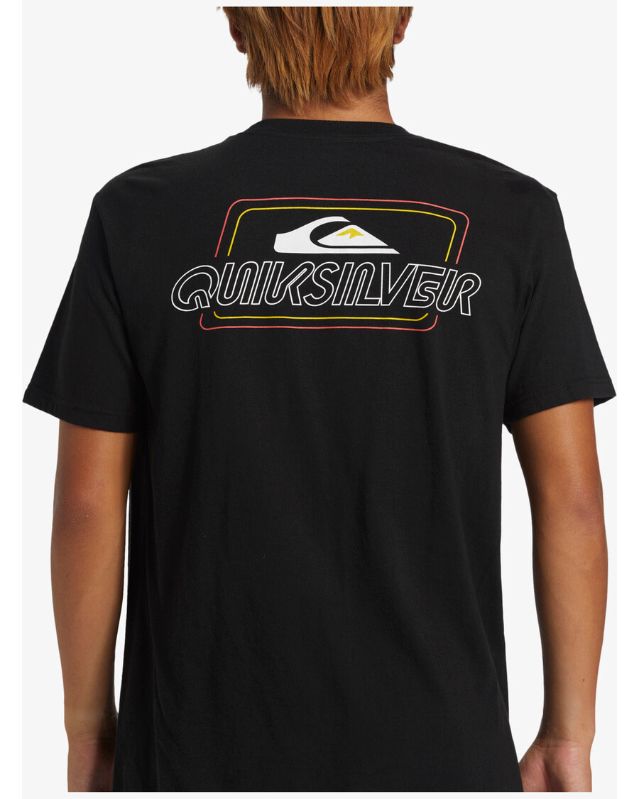 Quik Silver Line By Line T-Shirt - Black
