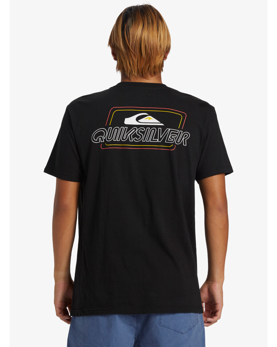 Quik Silver Line By Line T-Shirt - Black