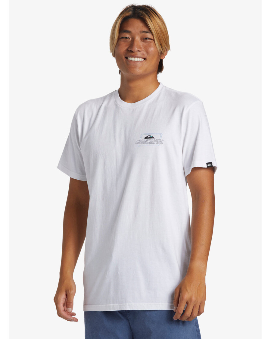 Quik Silver Line By Line T-Shirt - White