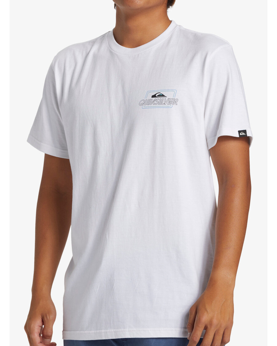 Quik Silver Line By Line T-Shirt - White