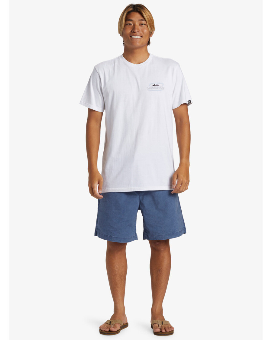 Quik Silver Line By Line T-Shirt - White