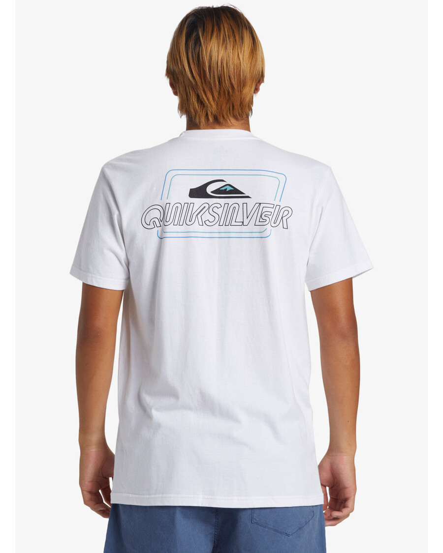 Quik Silver Line By Line T-Shirt - White