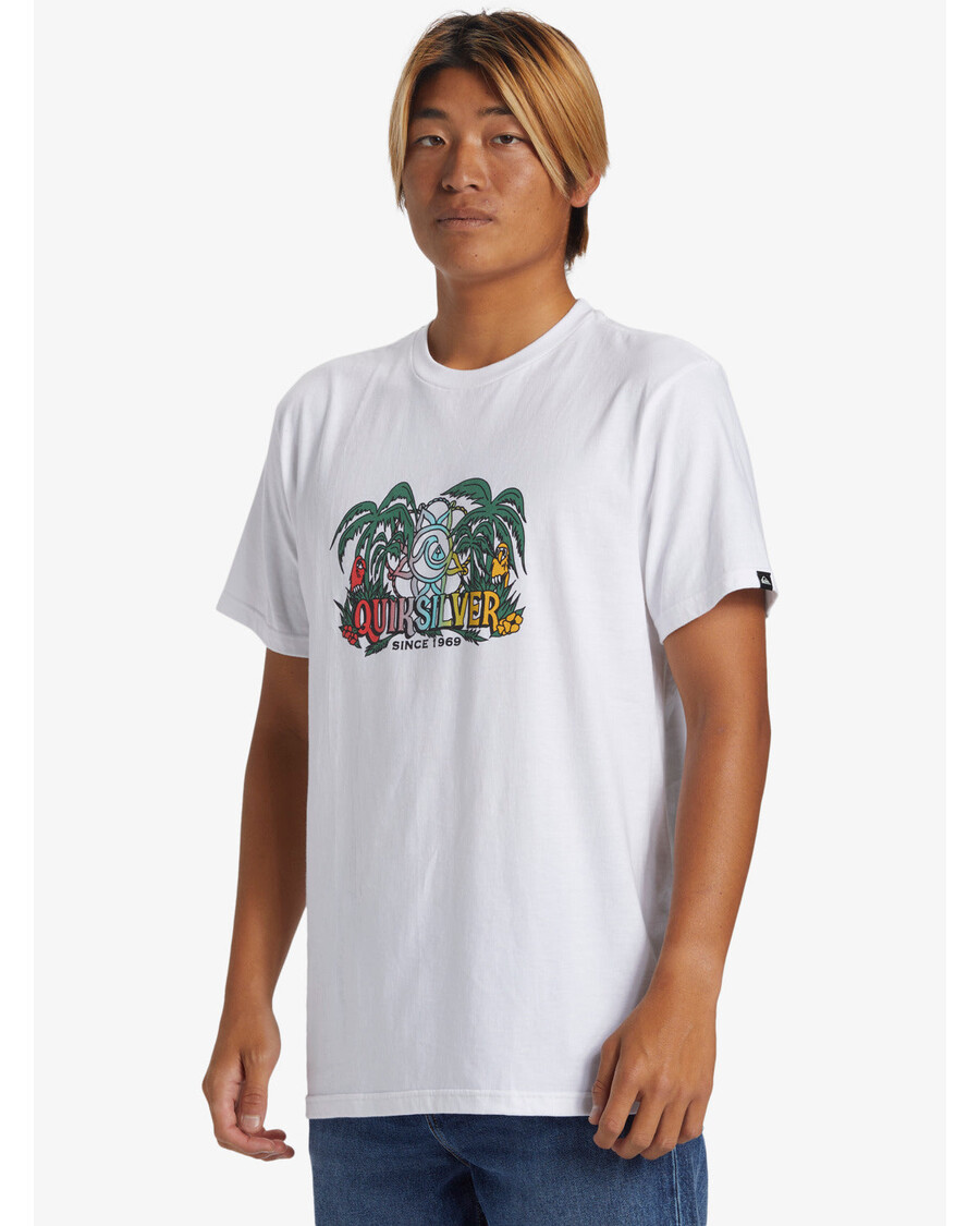 Quik Silver Dala Jungle T-Shirt - White