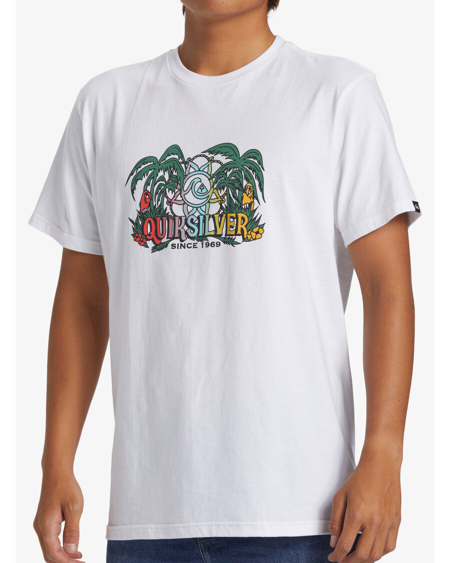 Quik Silver Dala Jungle T-Shirt - White