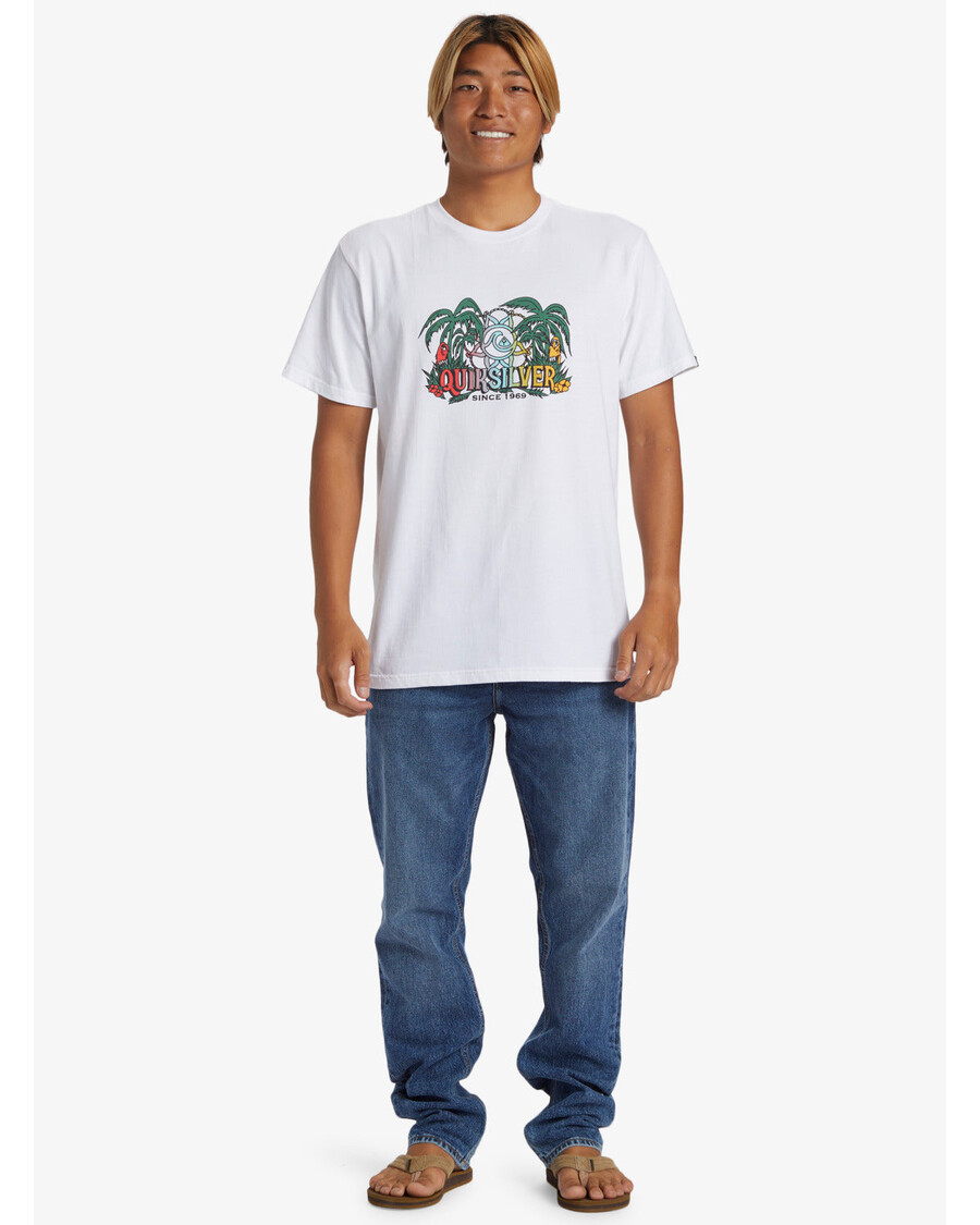Quik Silver Dala Jungle T-Shirt - White