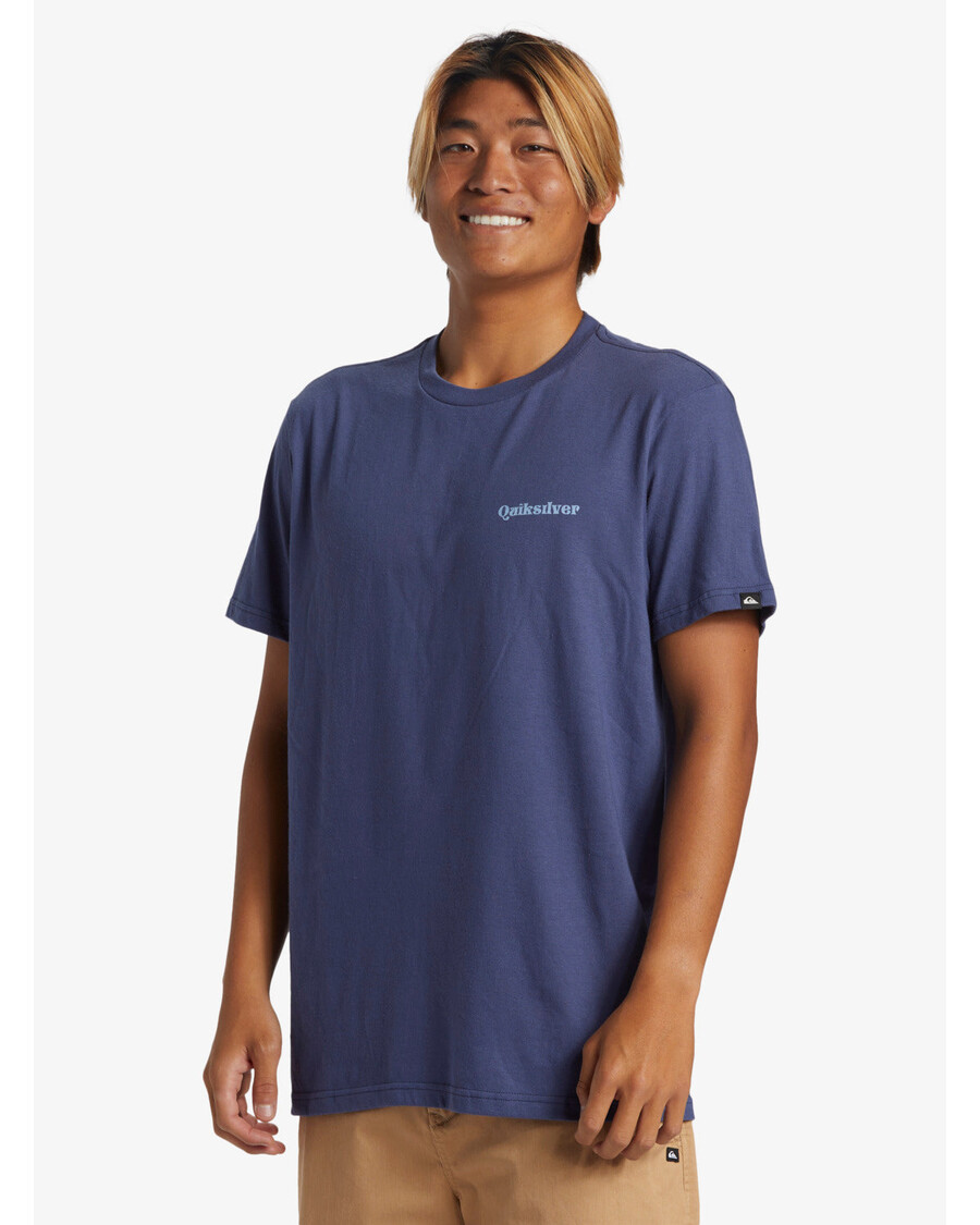 Quik Sidabriniai Jungleman Marškinėliai - Karūna Mėlyna