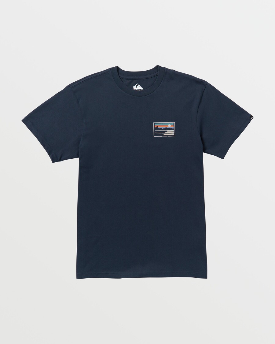 Kaos Quik Silver Land And Sea - Dark Navy