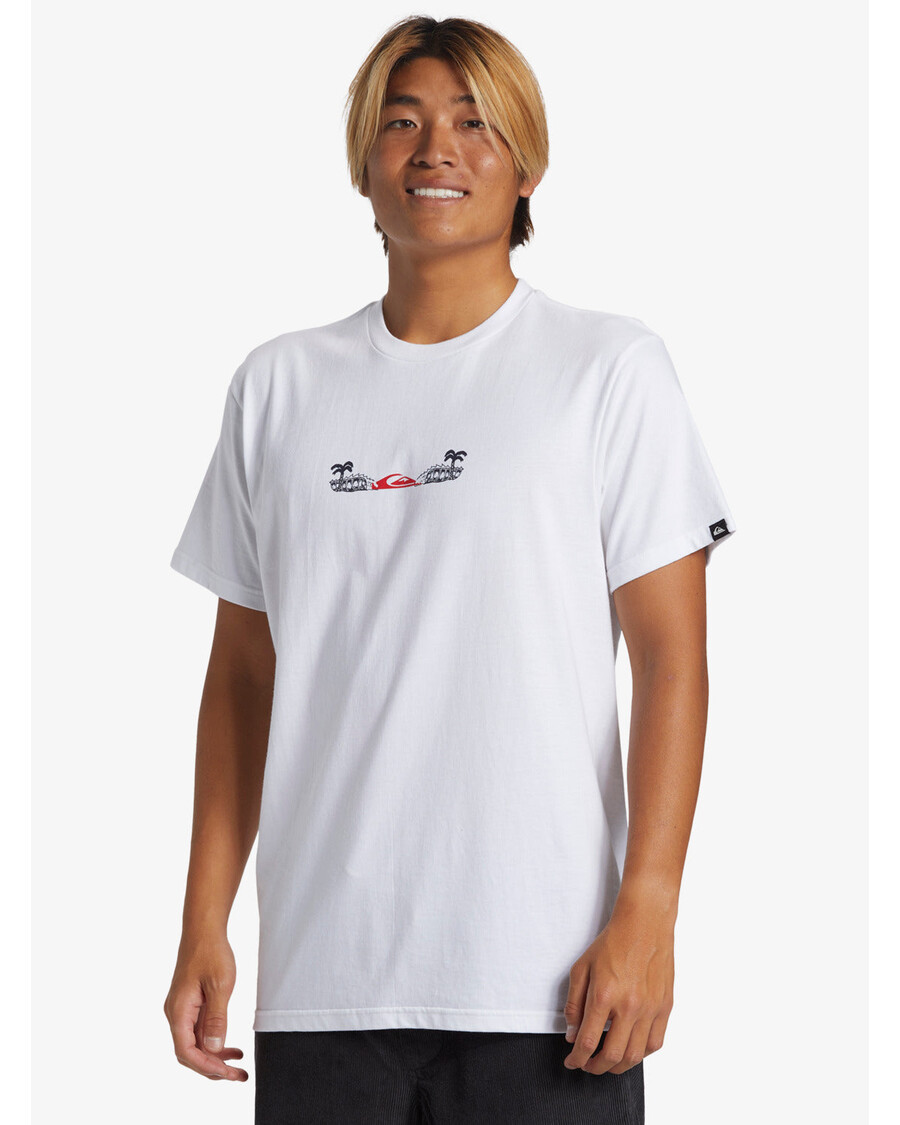 футболка Quiksilver Surf Core — белая