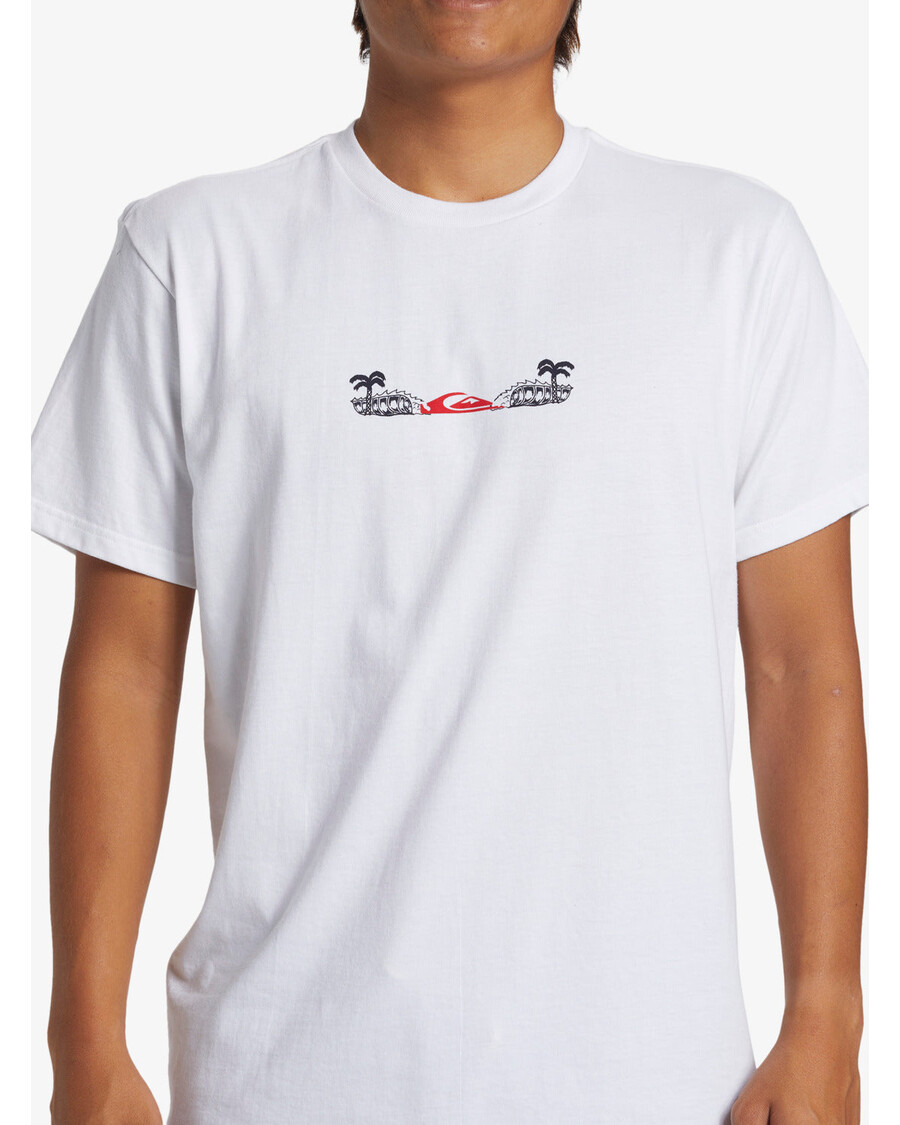 футболка Quiksilver Surf Core — белая