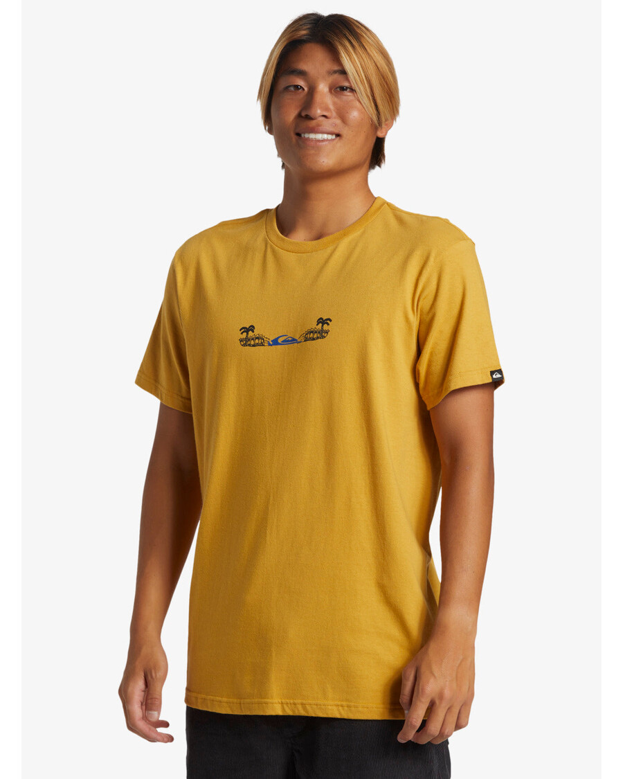 Quik Silver Surf Core T-Shirt - Mustard