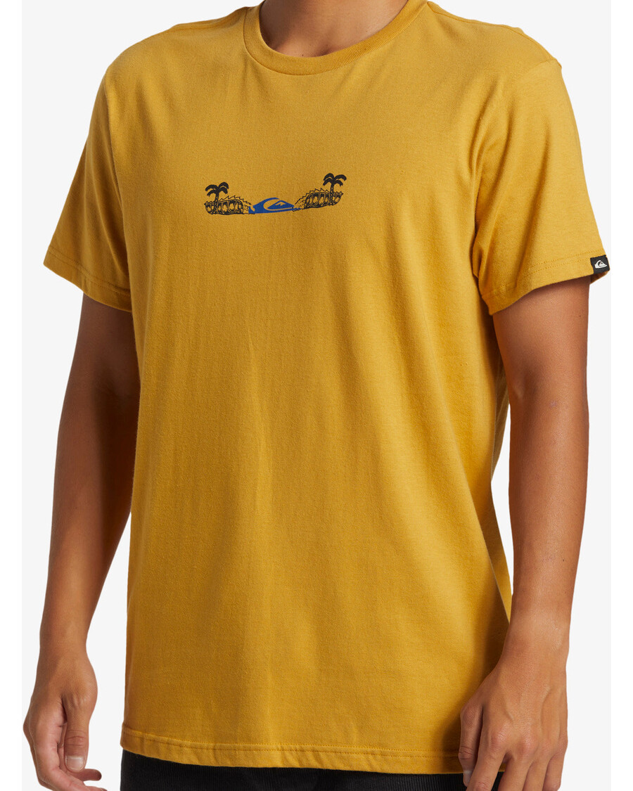 Quik Silver Surf Core T-Shirt - Mustard