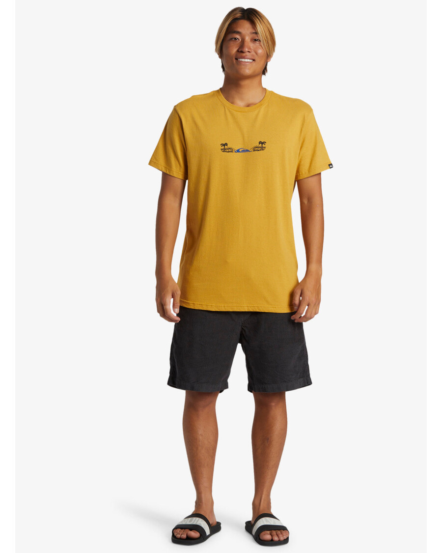 Quik Silver Surf Core T-Shirt - Mustard