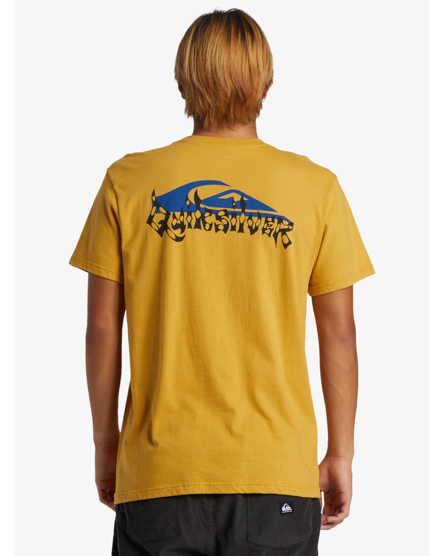 Quik Silver Surf Core T-Shirt - Mustard
