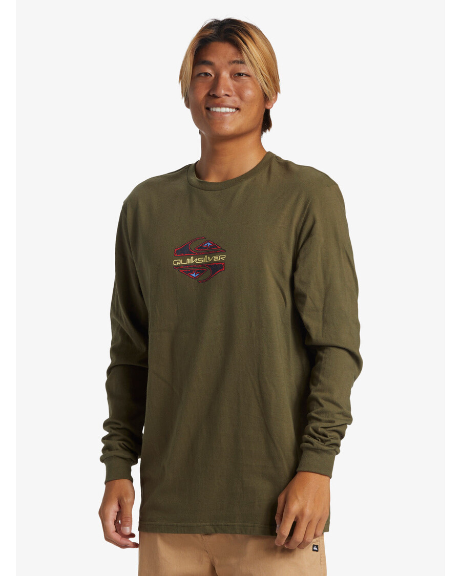 Quik Hopea Timantti Pitkähihainen T-paita - Rypäleen Lehtiä