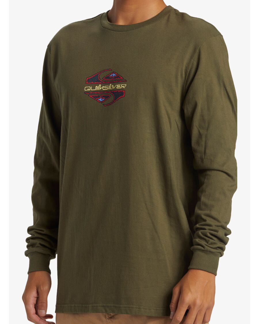 Quik Hopea Timantti Pitkähihainen T-paita - Rypäleen Lehtiä