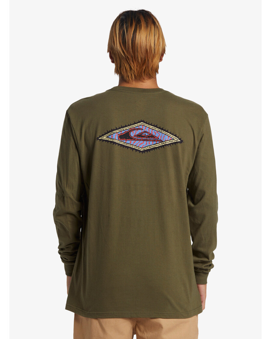 Quik Hopea Timantti Pitkähihainen T-paita - Rypäleen Lehtiä