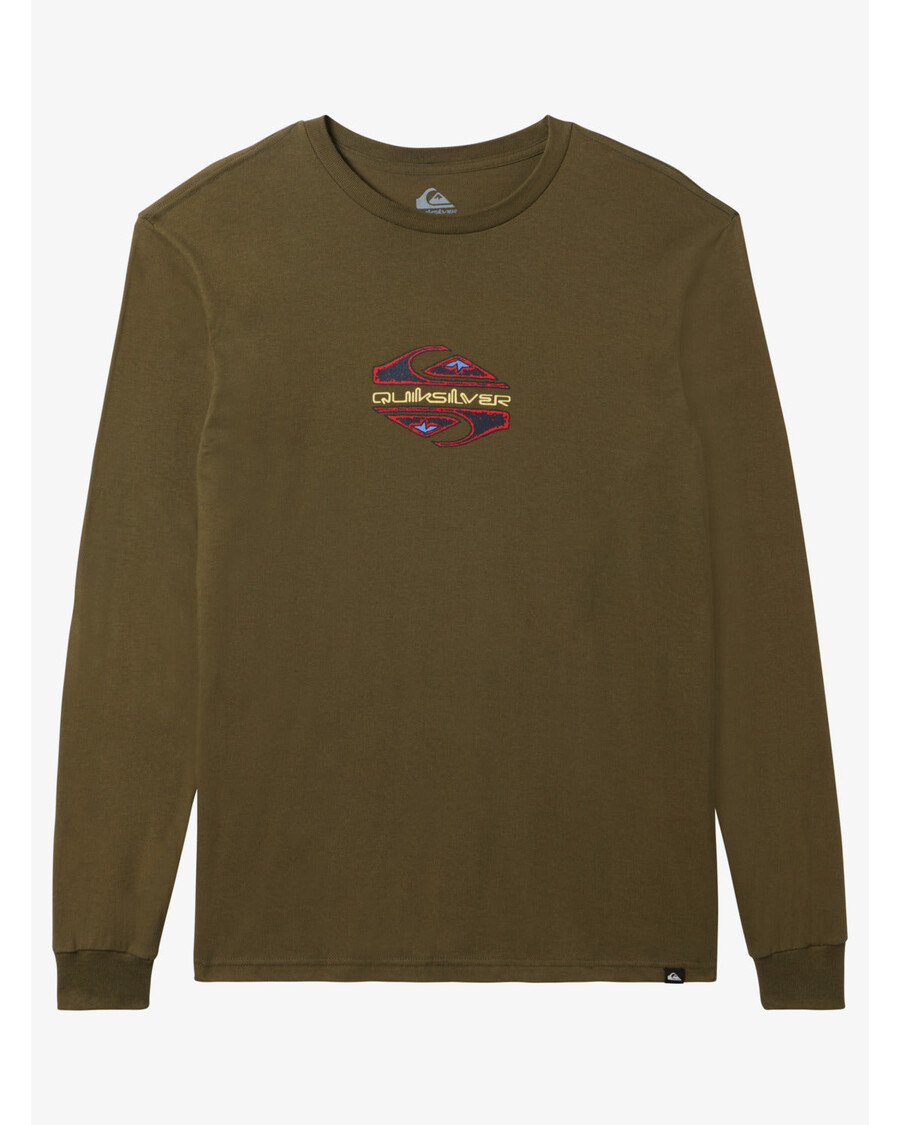 Quik Silver Diamond Tričko S Dlhým Rukávom - Hroznový List