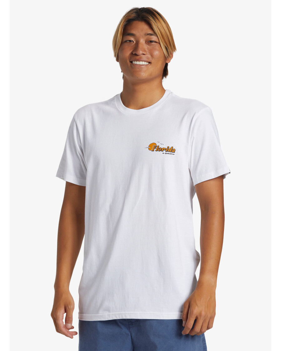 Quik Silver Florida State Of Mind Marškinėliai - Balti