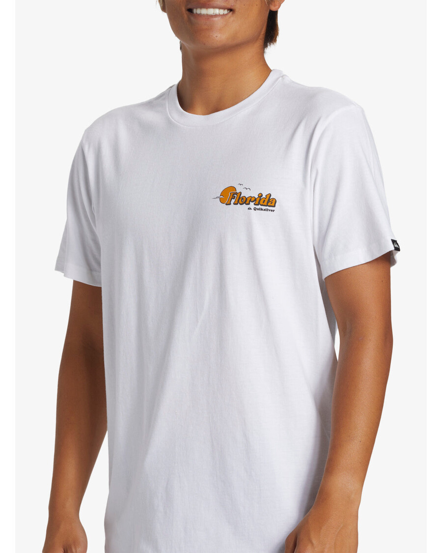 Quik Silver Florida State Of Mind Marškinėliai - Balti