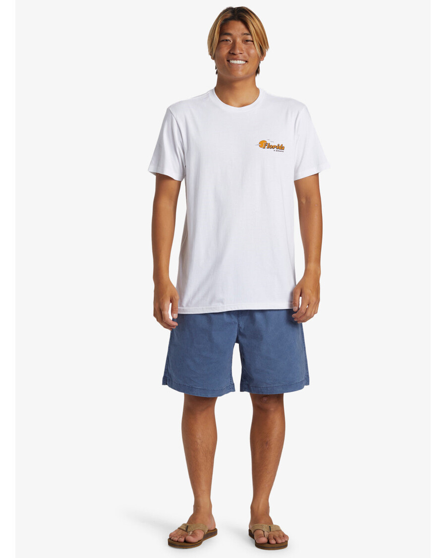 Quik Silver Florida State Of Mind Marškinėliai - Balti