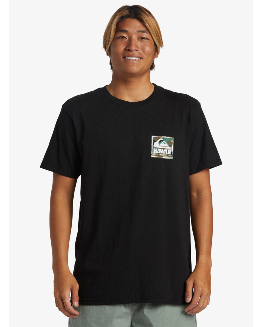 Camiseta Quiksilver Hawaii Multiples - Negra