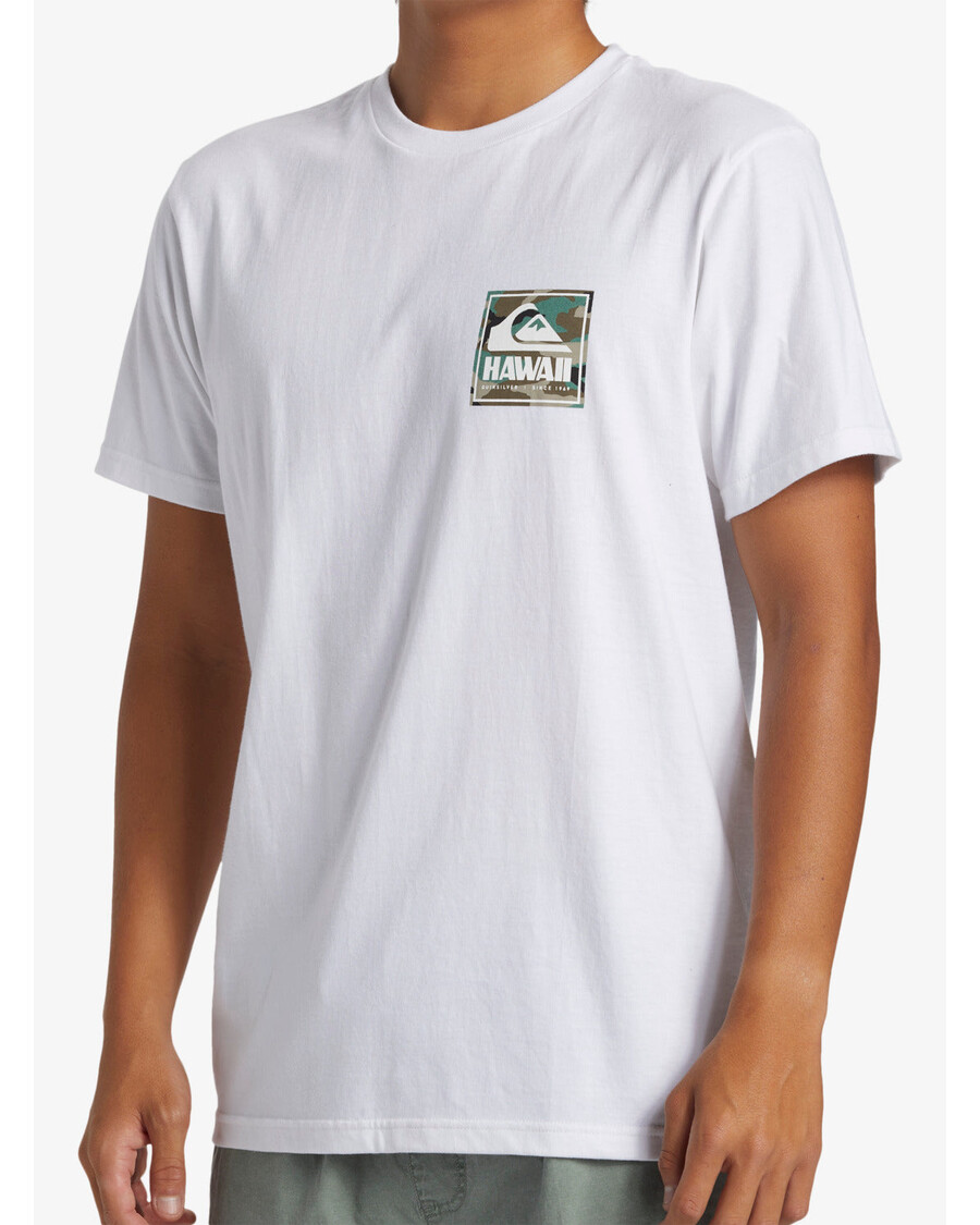 куиксилвер хаваии мултиплес мајица - бела