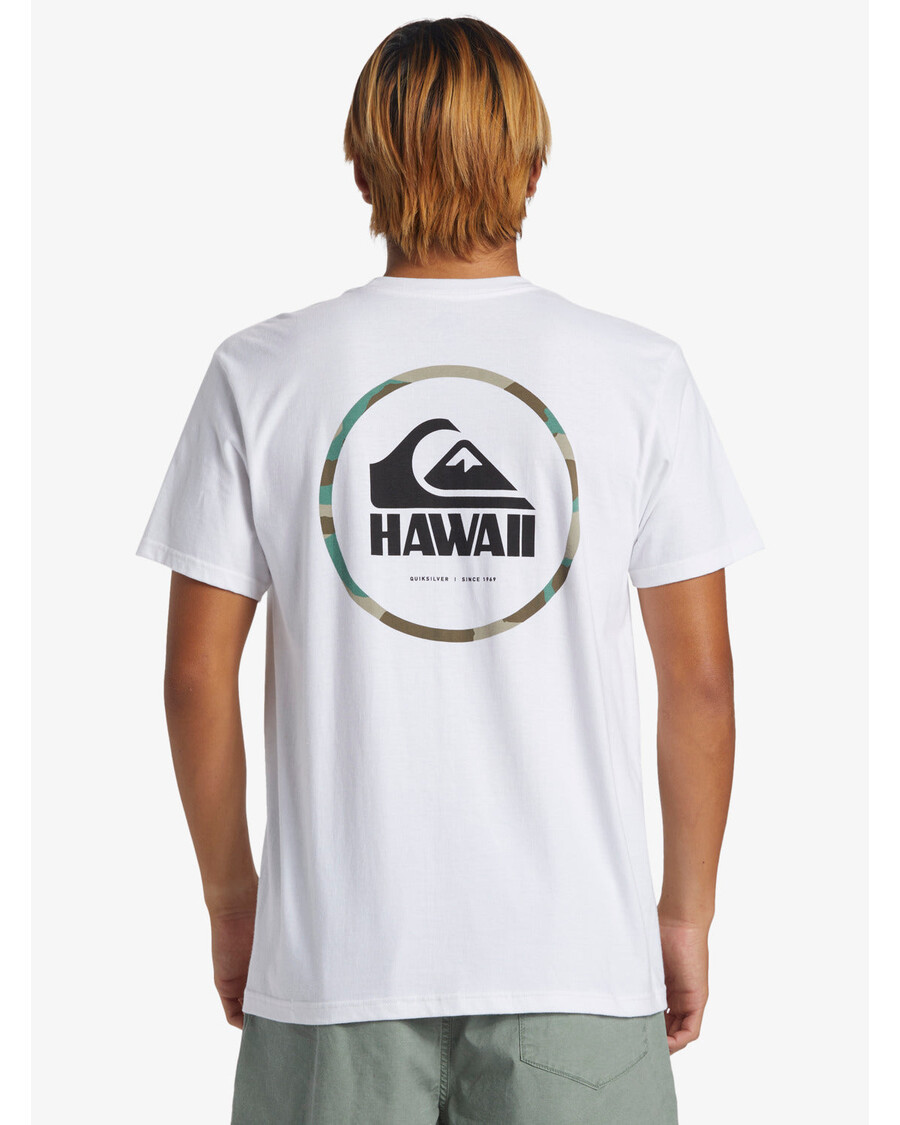 куиксилвер хаваии мултиплес мајица - бела