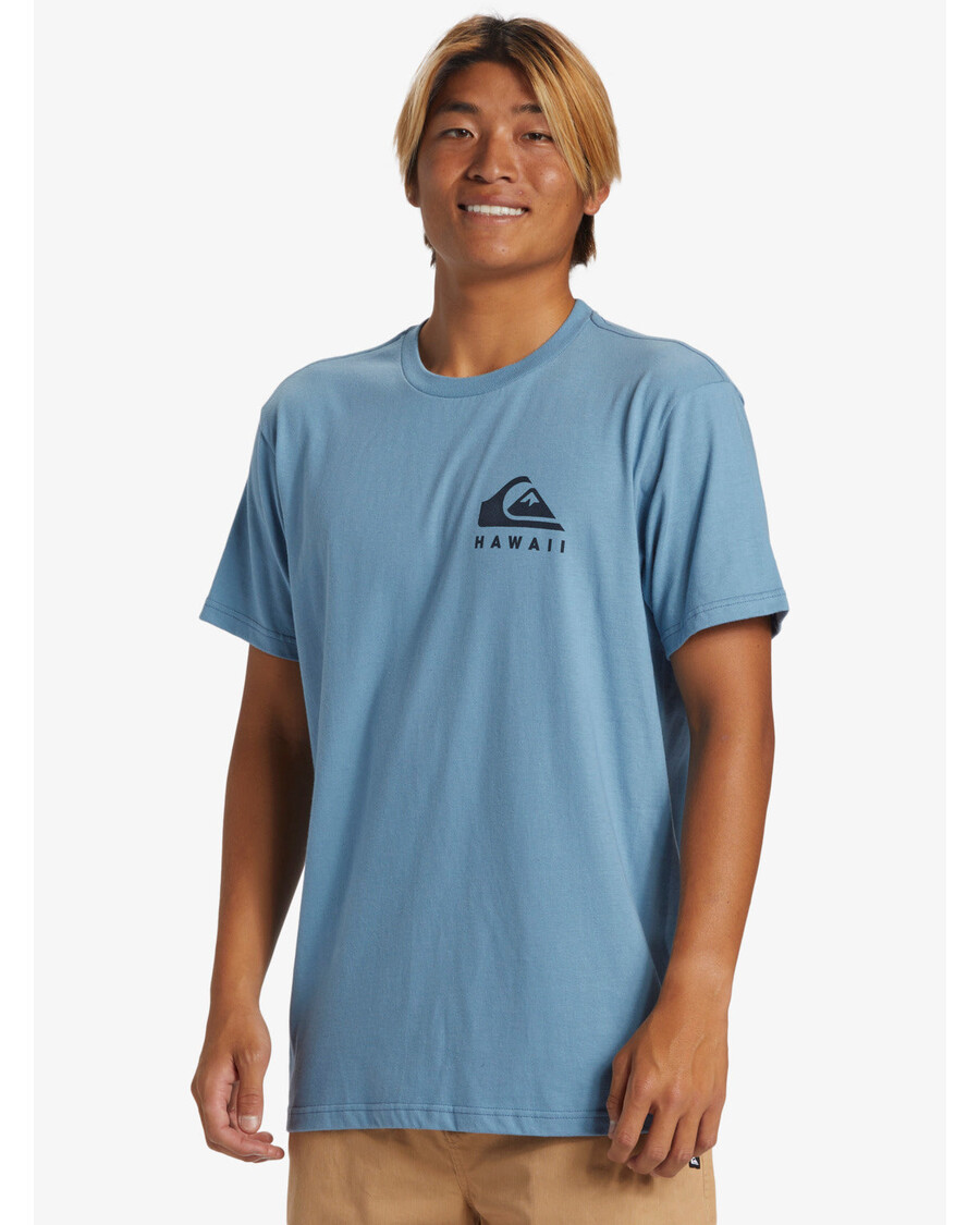 Quik Silver Hawaii Noggin T-Shirt - Blue Shadow