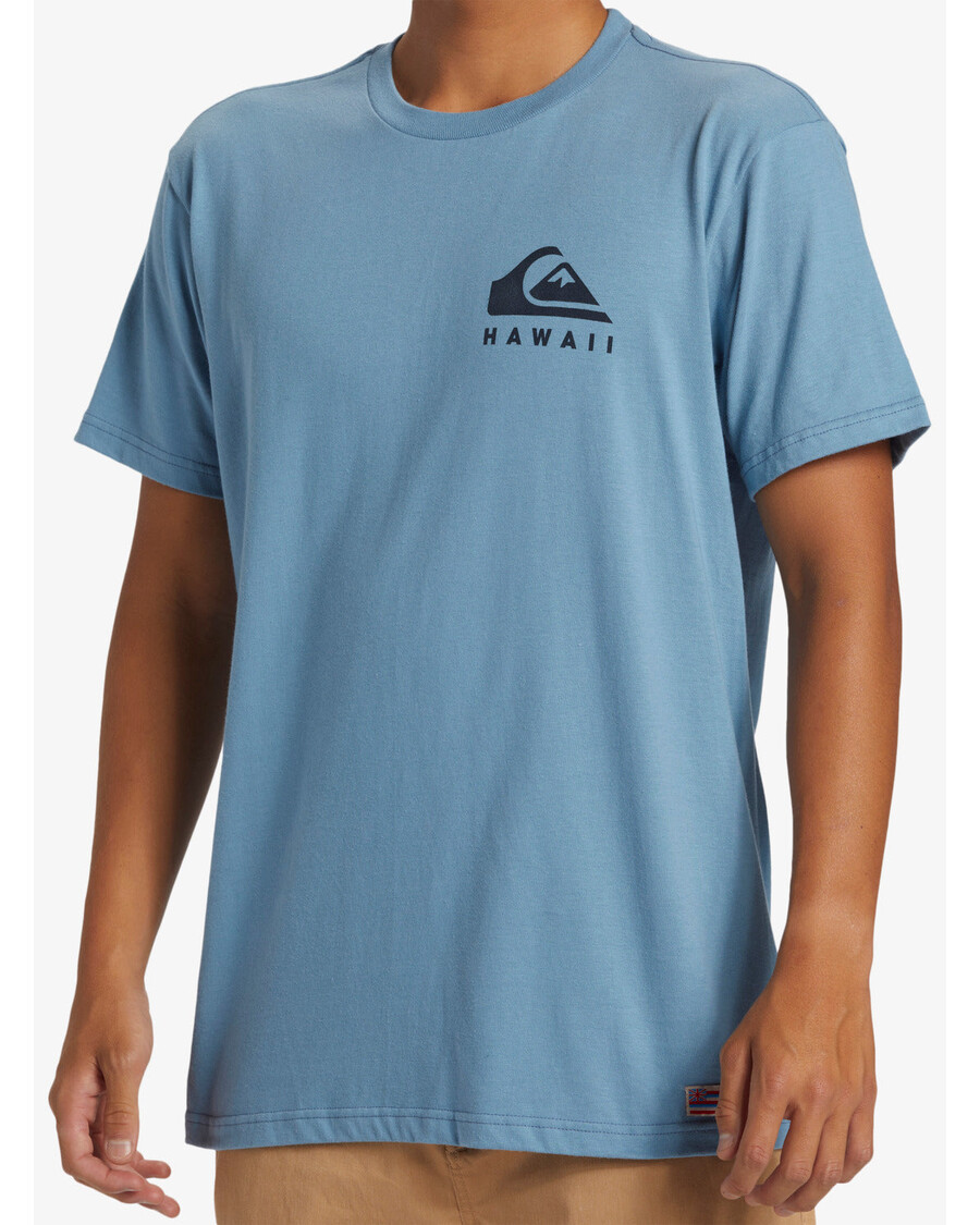 Quik Silver Hawaii Noggin T-Shirt - Blue Shadow