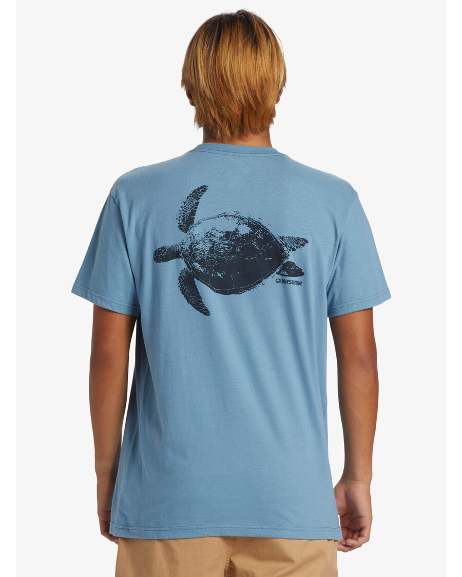 Quik Silver Hawaii Noggin T-Shirt - Blue Shadow
