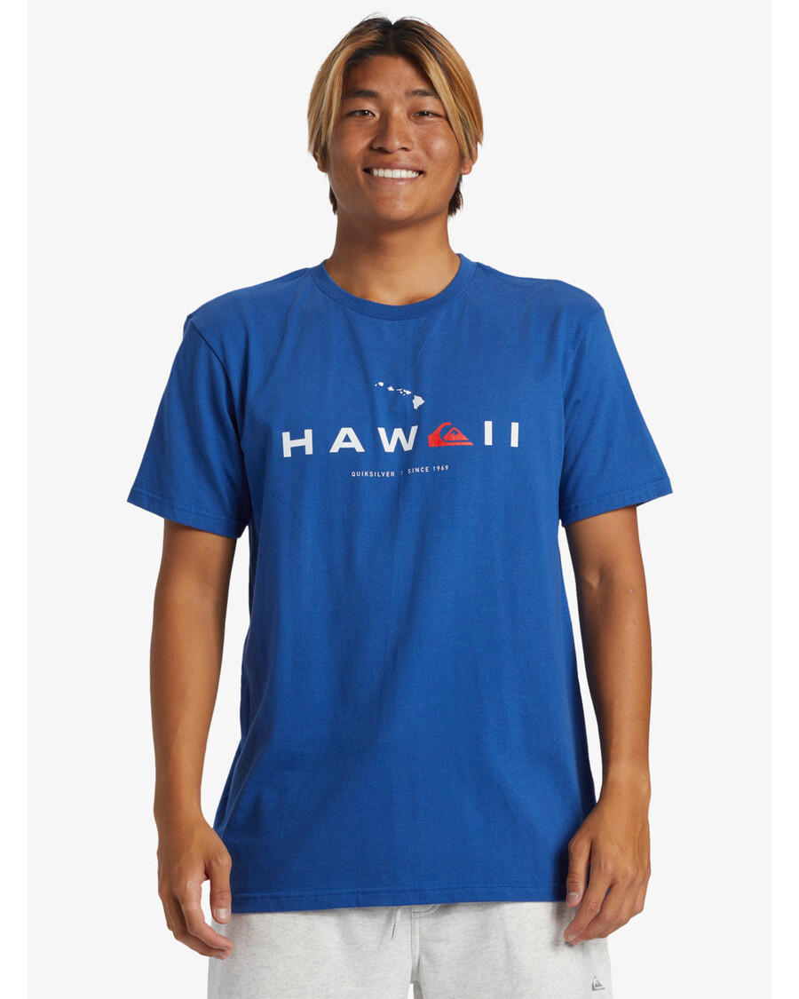 Quiksilver Hawaii Ruh Hali Tişörtü - Monako Mavisi