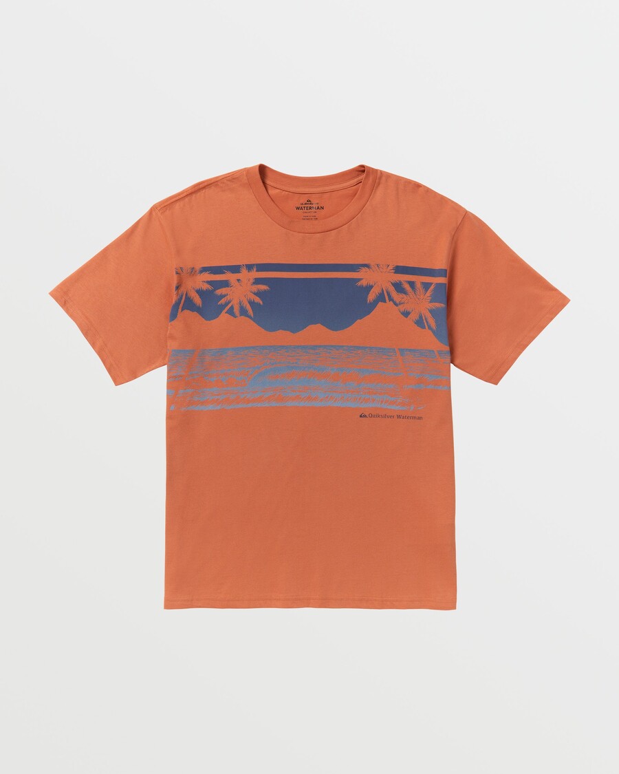 Quiksilver Waterman Beach Band T-shirt - Mango