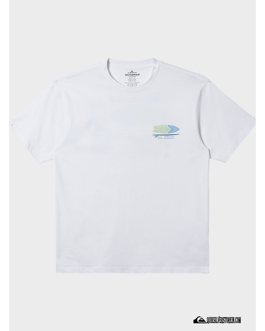 Quiksilver Waterman Board Builder T-shirt - Vit
